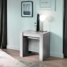Table console extensible en bois blanc 54-252cm Coast Promotion