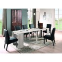Table console extensible en bois blanc 54-252cm Coast Réductions