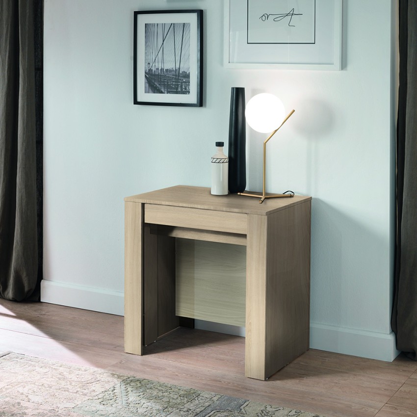 Console extensible 54-252 cm table à manger moderne bois Hidalgo Promotion Console extensible 54-252 cm table à manger moderne bois Hidalgo Promotion