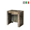 Console d'entrée extensible table à manger en bois 54-252cm Tudor Vente