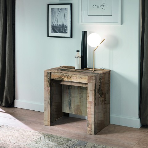 Console d'entrée extensible table à manger en bois 54-252cm Tudor Promotion