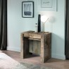 Console d'entrée extensible table à manger en bois 54-252cm Tudor Promotion