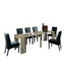 Console d'entrée extensible table à manger en bois 54-252cm Tudor Réductions
