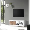 Meuble TV mobile blanc brillant en bois Diver BW Basic pour salon Choix