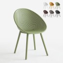 Chaise de jardin moderne extérieur cuisine salle à manger Arielle Promotion