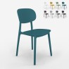 Chaise de cuisine et d'extérieur design moderne en polypropylène Nantes 
