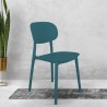 Chaise de cuisine et d'extérieur design moderne en polypropylène Nantes 