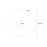 Lot de 2 disques de 10 kg olympiques pour barre de musculation en caoutchouc Bumper HD Italy Catalogue