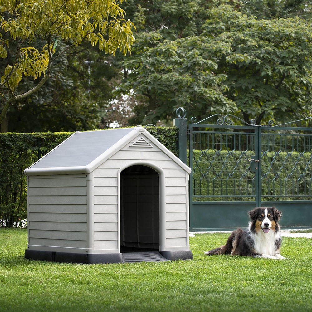 Niche pour chien taille moyenne à grande 99x99x95 Curver K245541 Keter