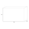 Buffet design moderne 3 portes 156cm en bois noir Cooper Steel Réductions