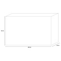 Buffet moderne cuisine salon en bois noir 4 portes 205cm Charly Steel Catalogue