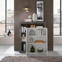 Buffet moderne noir 2 portes blanc brillant Blume BX Catalogue