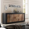 Buffet style industriel salon 3 tiroirs 2 portes Tribus NP Basic Promotion