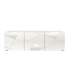Meuble TV bas blanc brillant 3 portes 181 cm Brema WH Vittoria Offre