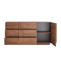 Buffet moderne en bois avec porte 3 tiroirs 182cm Jupiter MR M1 Remises