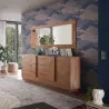 Buffet moderne en bois avec porte et 3 tiroirs 182cm Jupiter MR M1 Promotion