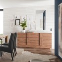 Buffet moderne en bois avec porte et 3 tiroirs 182cm Jupiter MR M1 Réductions