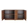 Buffet cuisine et salon 3 portes en bois design moderne Jupiter MR M2 Remises
