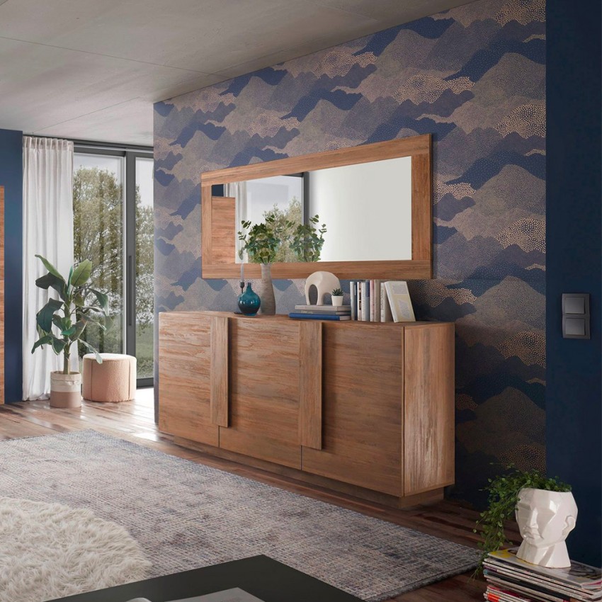 Buffet cuisine et salon 3 portes en bois design moderne Jupiter MR M2 Promotion Buffet cuisine et salon 3 portes en bois design moderne Jupiter MR M2 Promotion