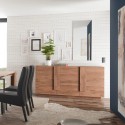 Buffet cuisine et salon 3 portes en bois design moderne Jupiter MR M2 Réductions