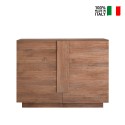 Buffet moderne en bois 2 portes 120 cm Jupiter MR S Vente