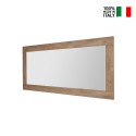 Miroir 75x170cm mural salon avec cadre en bois Amiral Jupiter Vente