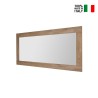 Miroir 75x170cm mural salon avec cadre en bois Amiral Jupiter Vente