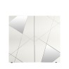 Buffet de salon blanc 2 portes design géométrique Vittoria Glam WH Remises