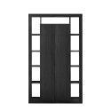 Bibliothèque colonne moderne en bois noir 2 portes Albus NR Offre