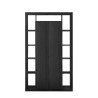 Bibliothèque colonne moderne en bois noir 2 portes Albus NR Offre