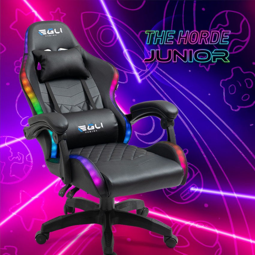 The Horde Plus chaise gaming massante ergonomique inclinable LED RGB