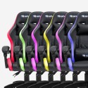Chaise gaming ergonomique pour enfants LED RGB The Horde junior Achat