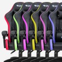 Chaise gaming et de bureau ergonomique inclinable LED RGB The Horde XL Achat