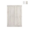 Buffet d'entrée multifonction 2 portes 78x116cm Basic Jessy Promotion