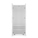 Armoire d'entrée penderie 2 portes porte-manteau moderne Maddy Dama Dimensions