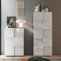 Armoire d'entrée penderie 2 portes porte-manteau moderne Maddy Dama Remises