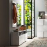 Ensemble porte-manteaux d'entrée avec miroir et meuble à chaussures Glamis Dama Offre