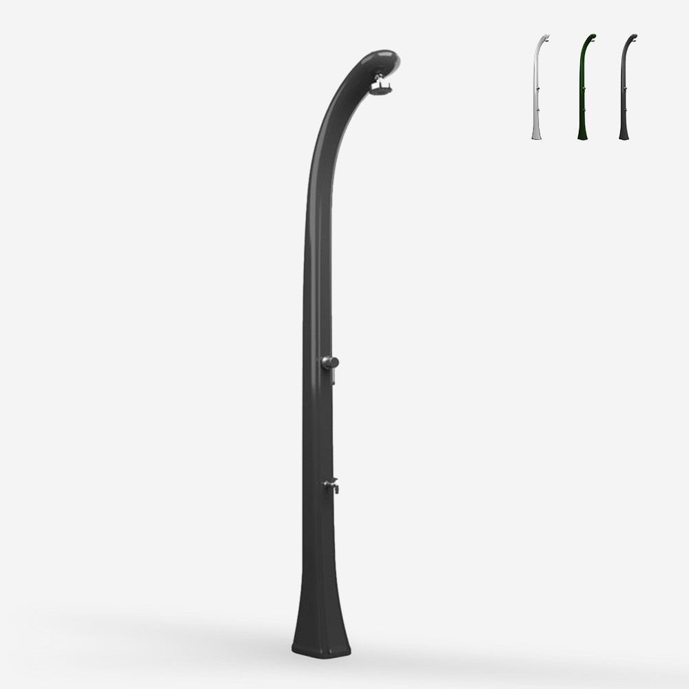 Douche solaire de jardin 20 litres avec rince-pieds Happy One F120