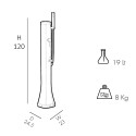 Douche solaire 19 litres jardin piscine camping HappyGo HG180 