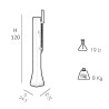 Douche solaire 19 litres jardin piscine camping HappyGo HG180 