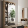 Armoire ouverte avec miroir chambre salon moderne Mitral 