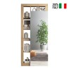 Armoire ouverte avec miroir chambre salon moderne Mitral Modèle