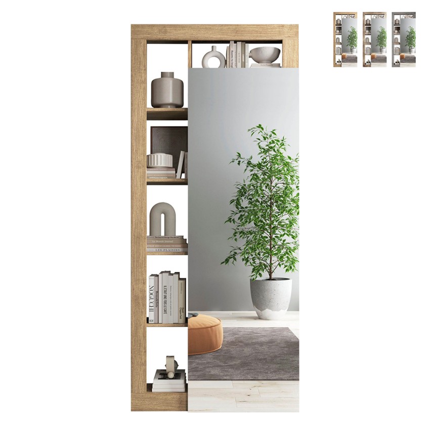 Armoire ouverte avec miroir chambre salon moderne Mitral Vente Armoire ouverte avec miroir chambre salon moderne Mitral Vente