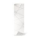Armoire penderie porte-manteau d'entrée blanc brillant 1 porte Janine Offre