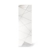Armoire penderie porte-manteau d'entrée blanc brillant 1 porte Janine Offre