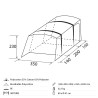 Auvent gonflable universel pour voiture et van Advantourer A.I.R. TECH Brunner Dimensions