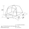 Tente universelle gonflable 340x380 pour van minibus Trouper XL Brunner Choix