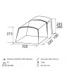 Tente de camping gonflable minibus fourgons Trails A.I.R. TECH HC Brunner Modèle