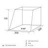 Tente arrière auto 200x200xH195cm Escape Brunner Offre