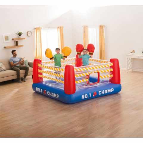 Ring gonflable pour Enfants avec Gants à Air Jump-O-Lene Intex 48250 Promotion